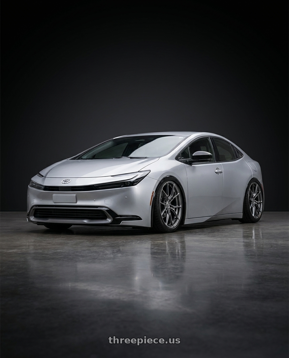 2026 Toyota prius with E5 Wheels Daytona 5x120 21x12+52 TIU wheels