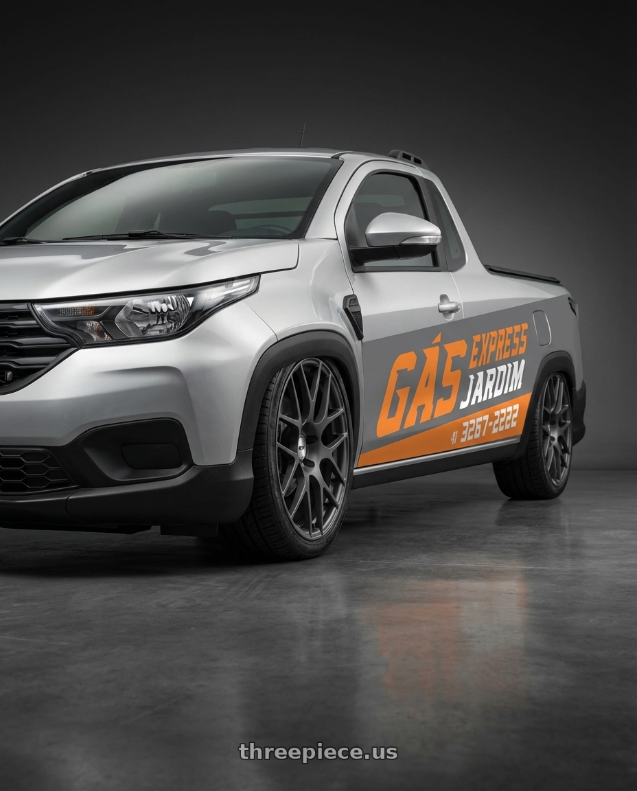 fiat strada endurance 2025 adesivada with TSW NURBURGRING 5X114.3 17X7.5 +45 MATTE GUNMETAL wheels