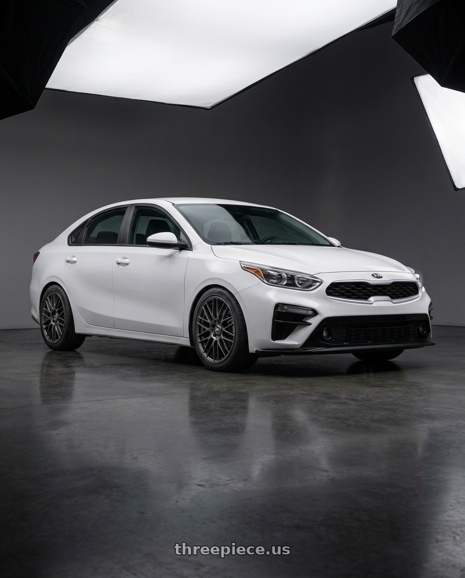 2020 Kia Forte LXS with Enkei EKM3 5x114.3 17x7+38 Gunmetal wheels