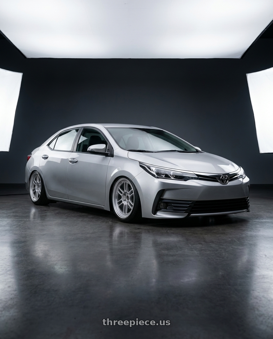 2019 Corolla altis with Enkei RPF1 5x100 18x8+45 Silver wheels