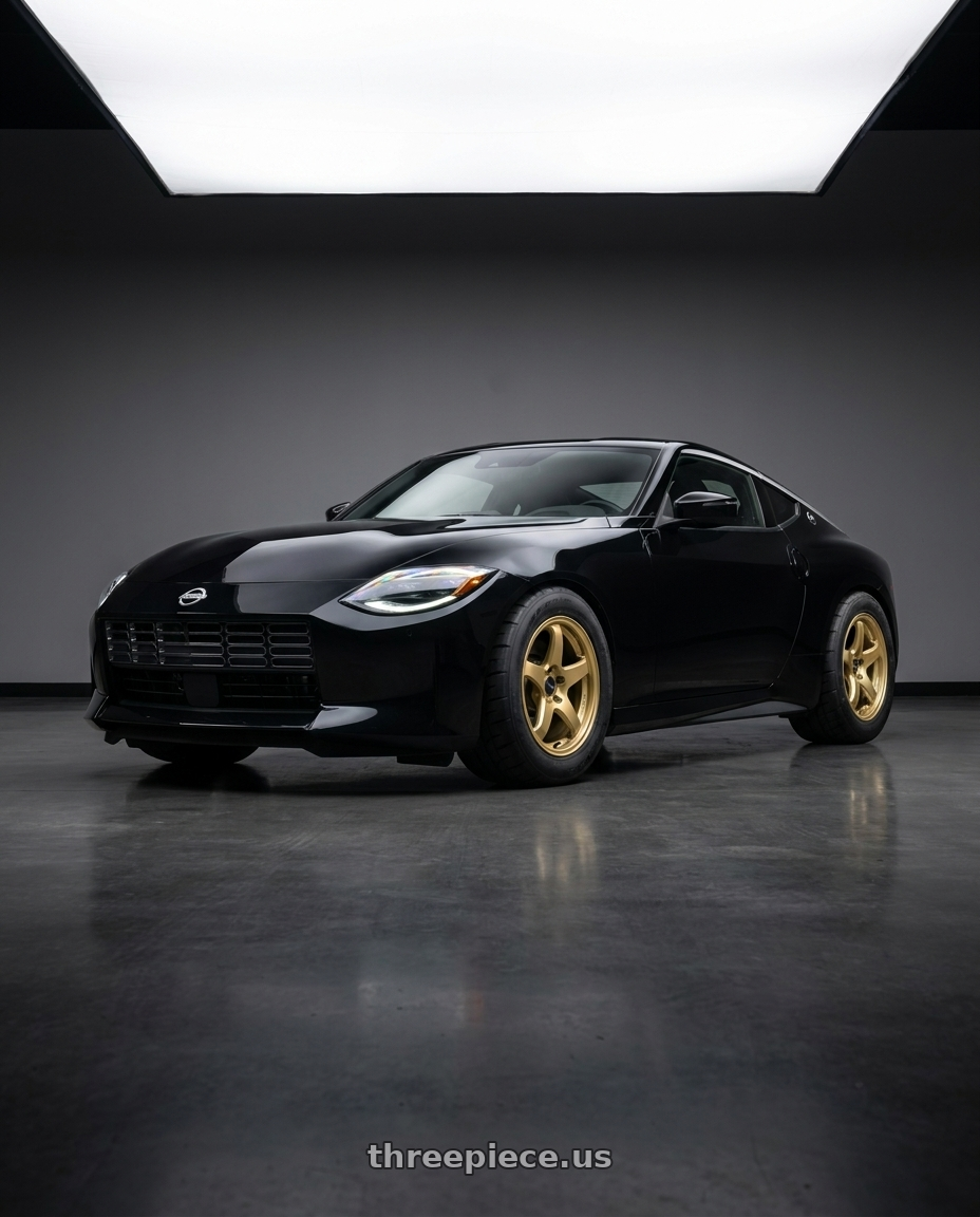 2024 Nissan Z Sport  with Enkei PF05 4x100 15x8+25 Gold wheels