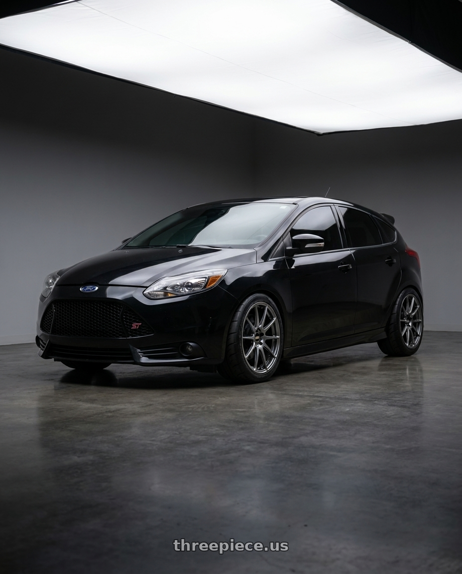 2013 focus st black with BBS FS 5x112 19x10 +38 PFS Diamond Black wheels
