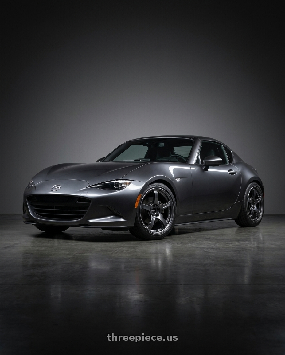 2023 mx-5 RF GT with Advan Racing TC4 4x100 17x8.0 +35 RACING GUNMETALLIC & RING wheels