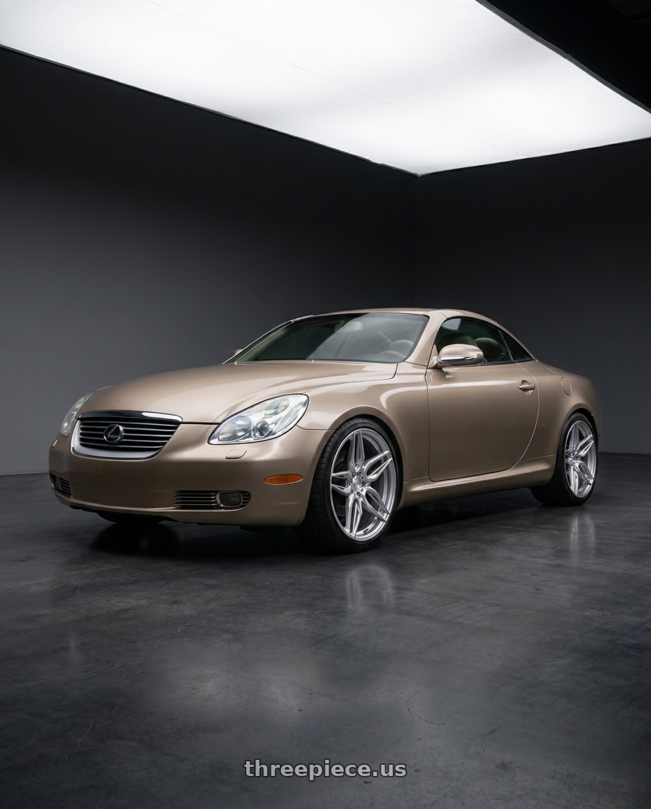 2002 Lexus sc430 with ADV.1 ADV005 5x130 20x12 +45 Platinum wheels