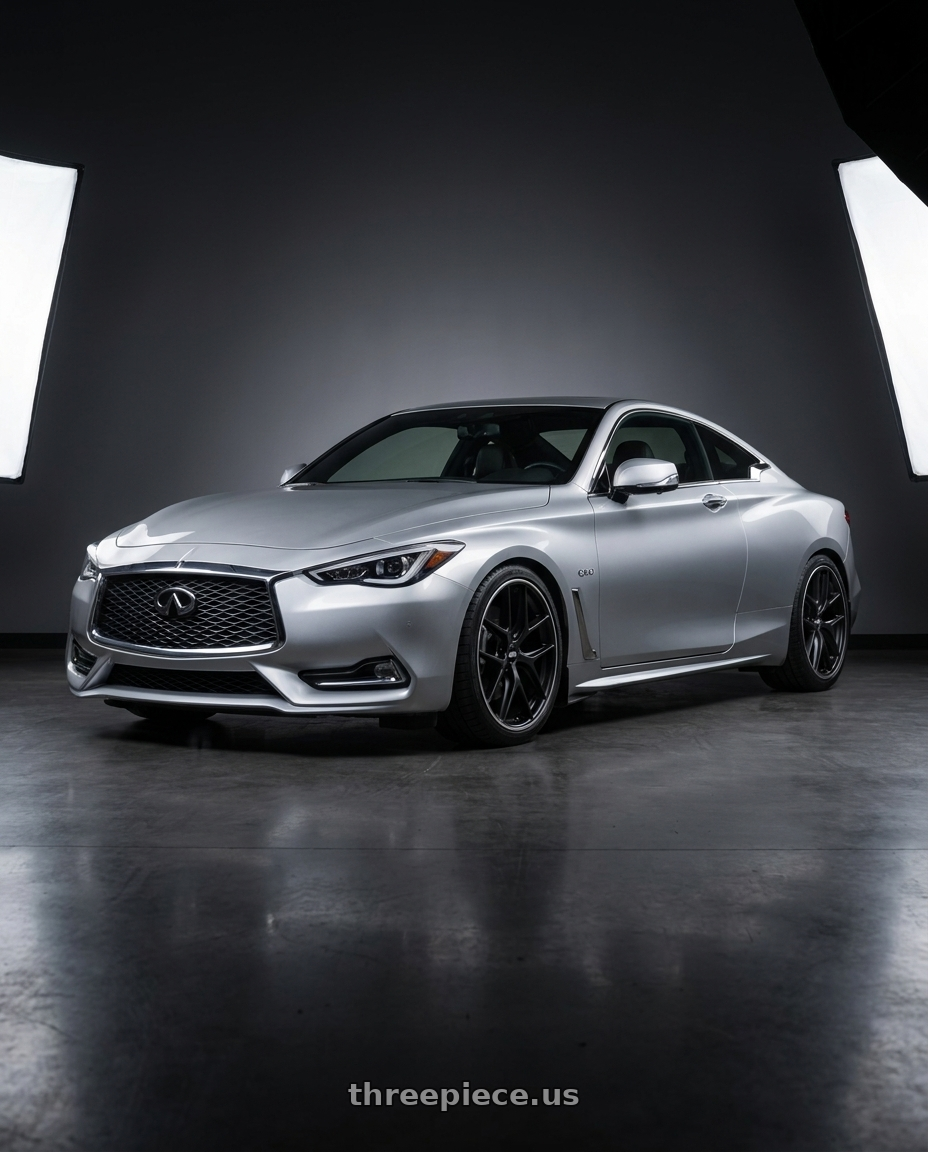 2020 Infiniti Q60 with BBS CC-R 5x114.3 19x8.5+30 Satin Black wheels