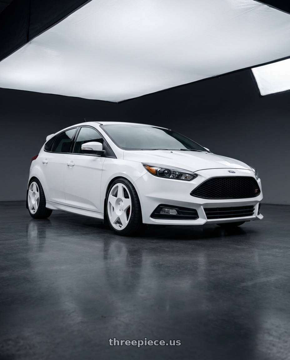 2016 focus st  with fifteen52 TARMAC 5x108 18x8.5 +42 RALLY WHITE (GLOSS WHITE) wheels