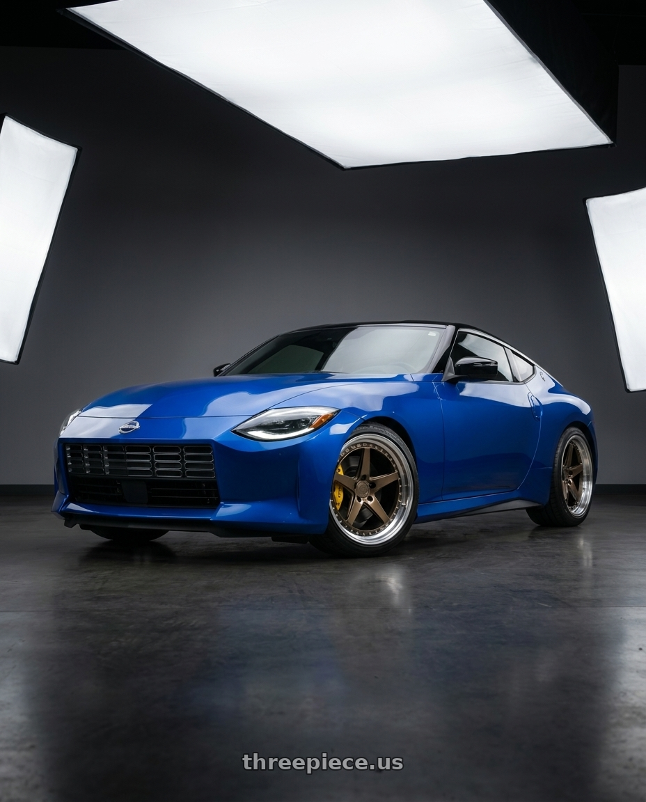 2024 nissan Z with Aodhan DS05 5x114.3 19x9.5+22 Bronze w/Machined Lip wheels
