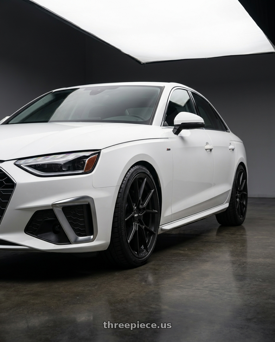 2020 Audi A4 Premium with Rotiform RC199 KPR 5X112 19x8.5 +45 SATIN BLACK wheels