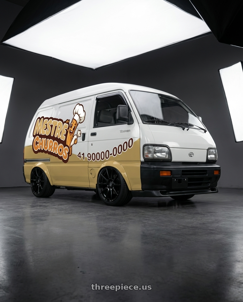 asia towner cargo 1993 adesivada de churros with Forgestar CF10 5x114.3 19x9 +35 Gloss Black wheels