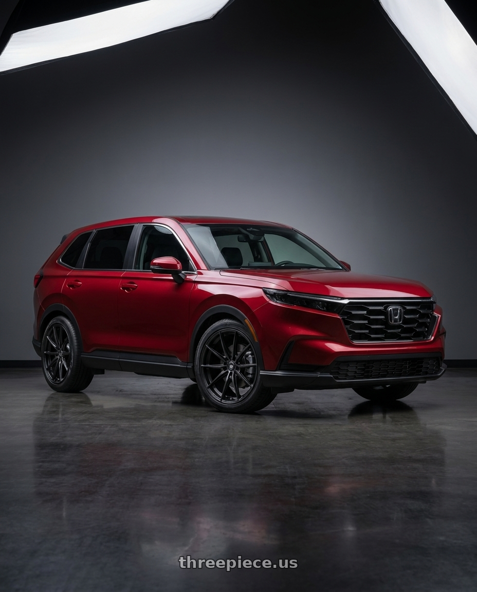 2026 Honda Crv with Konig Oversteer 5x114.3 18x9+35 Gloss Black wheels