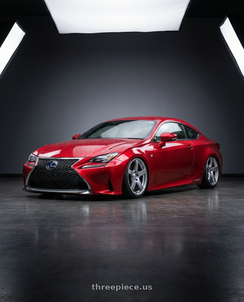 2018 Lexus RC F with Ssr Gtv01 5x114.3 19x8.5+38  GLARE SILVER wheels