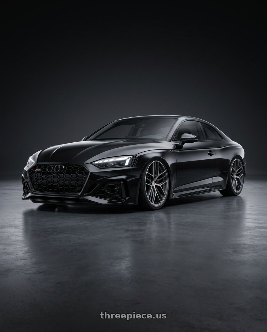 2022 Audi RS5 with BBS CC-R 5x112 20x8.5+30 Graphite w/ Diamond Cut Face wheels