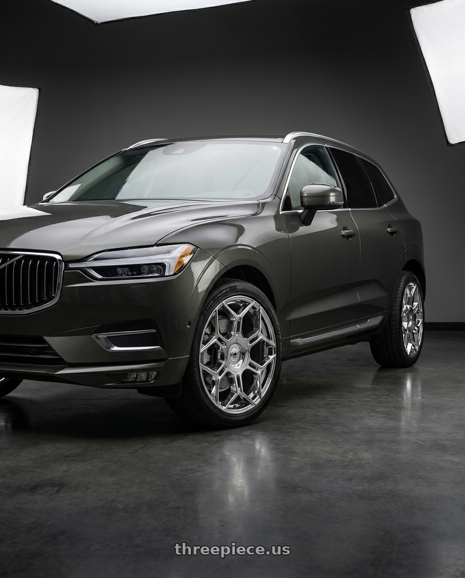 2022 volvo XC60 Inscription with Mazzi Libra 379 5x108/5x1114.3 20x8.5+35 Chrome wheels