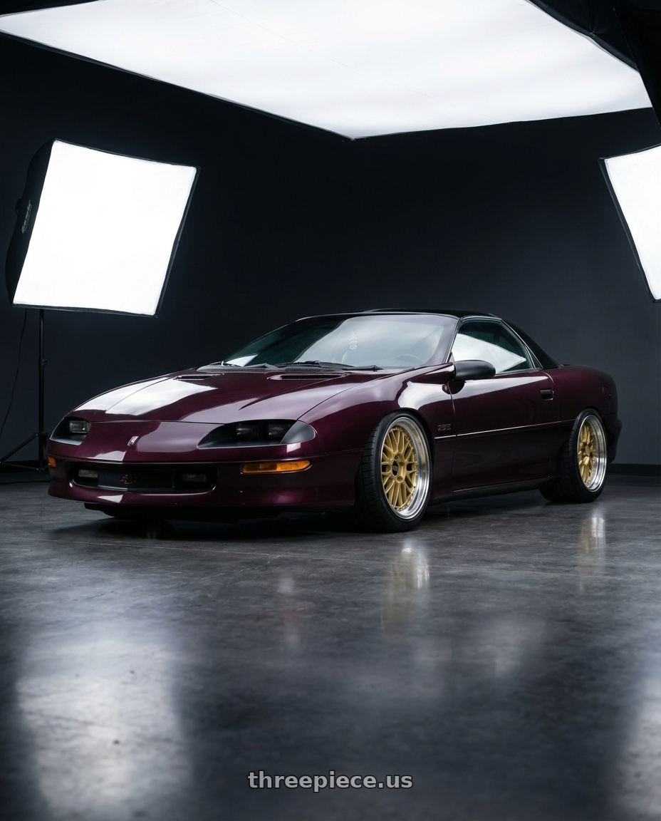 1995 Chevy Camaro z28  with BBS LM 5x114.3 18x9.0+42 Gold wheels