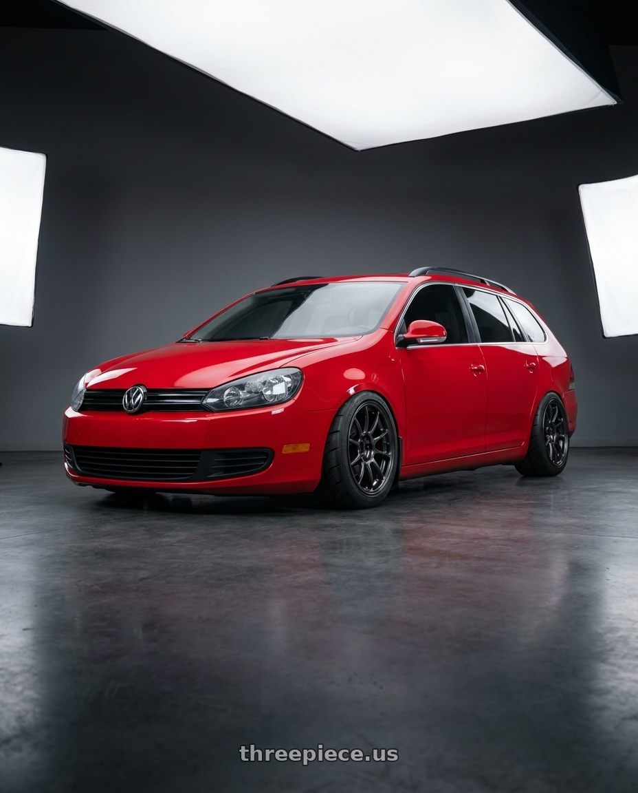 2014 VW jsw with Volk Racing ZE40 M-SPEC 5x114.3 18x9.5 +35 DIAMOND DARK GUNMETAL wheels