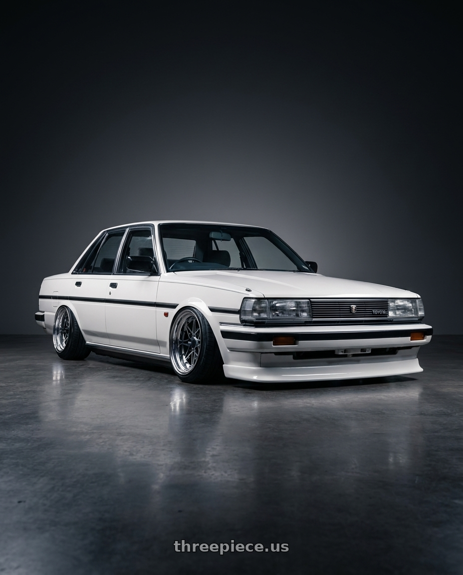 1989 Toyota Cressida with EQUIP 03 Black Polish 4x100 15x12.5 -22 wheels