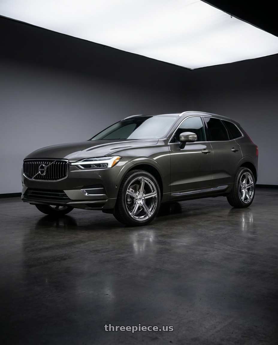 2022 volvo XC60 Inscription with Mazzi Stilts 371 5x108/5x114.3 20x8.5+35 Chrome wheels