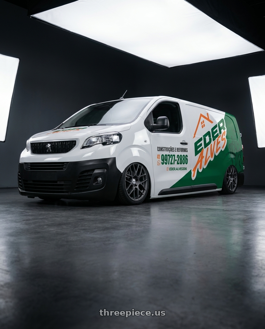 2020 peugeot expert adesivado with TSW NURBURGRING 5X114.3 17X7.5 +45 MATTE GUNMETAL wheels