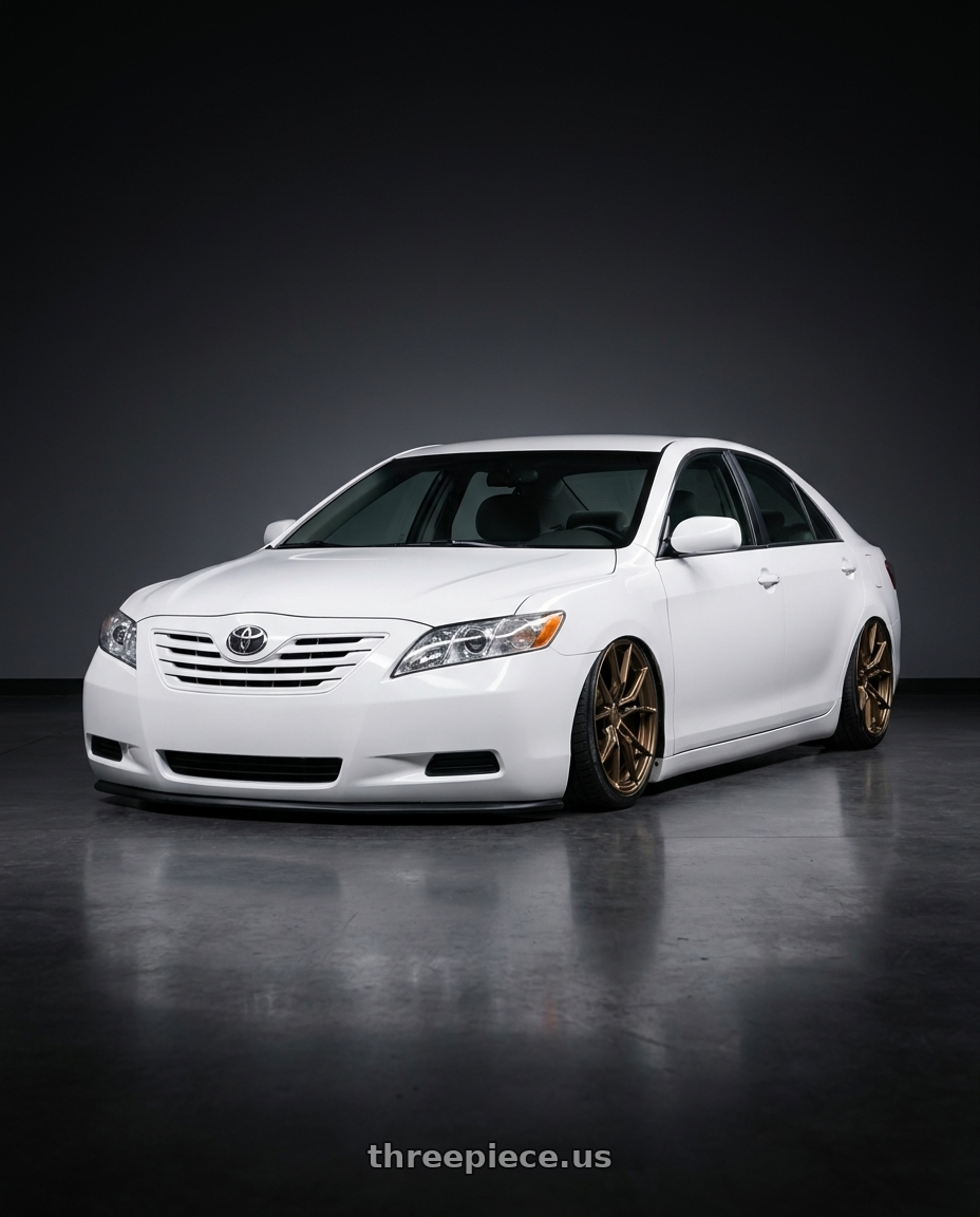 2008 Toyota camry 20 e with E5 Wheels Daytona 5x120 20x9+38 BRONZE wheels