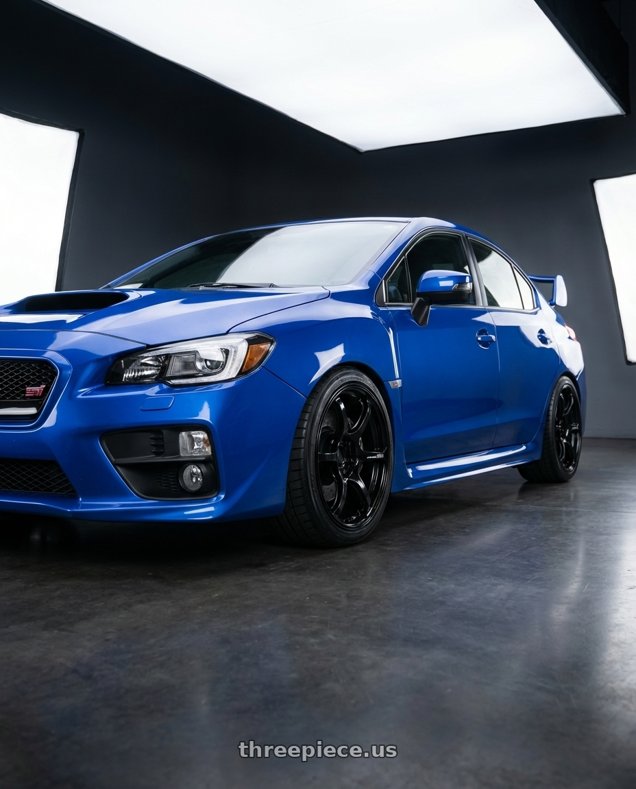 2018 Subaru WRX STI with Advan RGIII 5x114.3 18x9.0+35 Gloss Black wheels