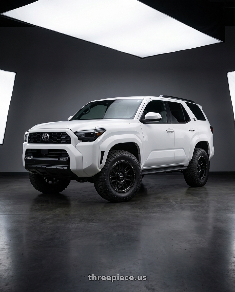 2022 Toyota 4Runner with Vision Off-Road 111 Nemesis 6x139.7 17x9-12 Matte Black wheels