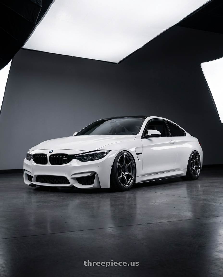 2020 bmw f82m4 with Advan Racing RG-4 5x114.3 18x8.0 +44 RACING HYPER BLACK & RING wheels