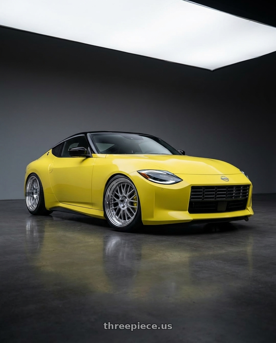 2023 Nissan Z Proto with SSR Professor MS1 5x114.3 19x10.5+12 HP Disk Silver wheels