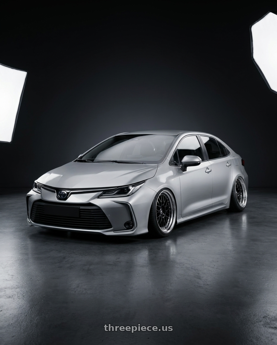 2022 Toyota altis with Work Zistance W10m 5x114.3 19x8.5+0 r disk Black wheels