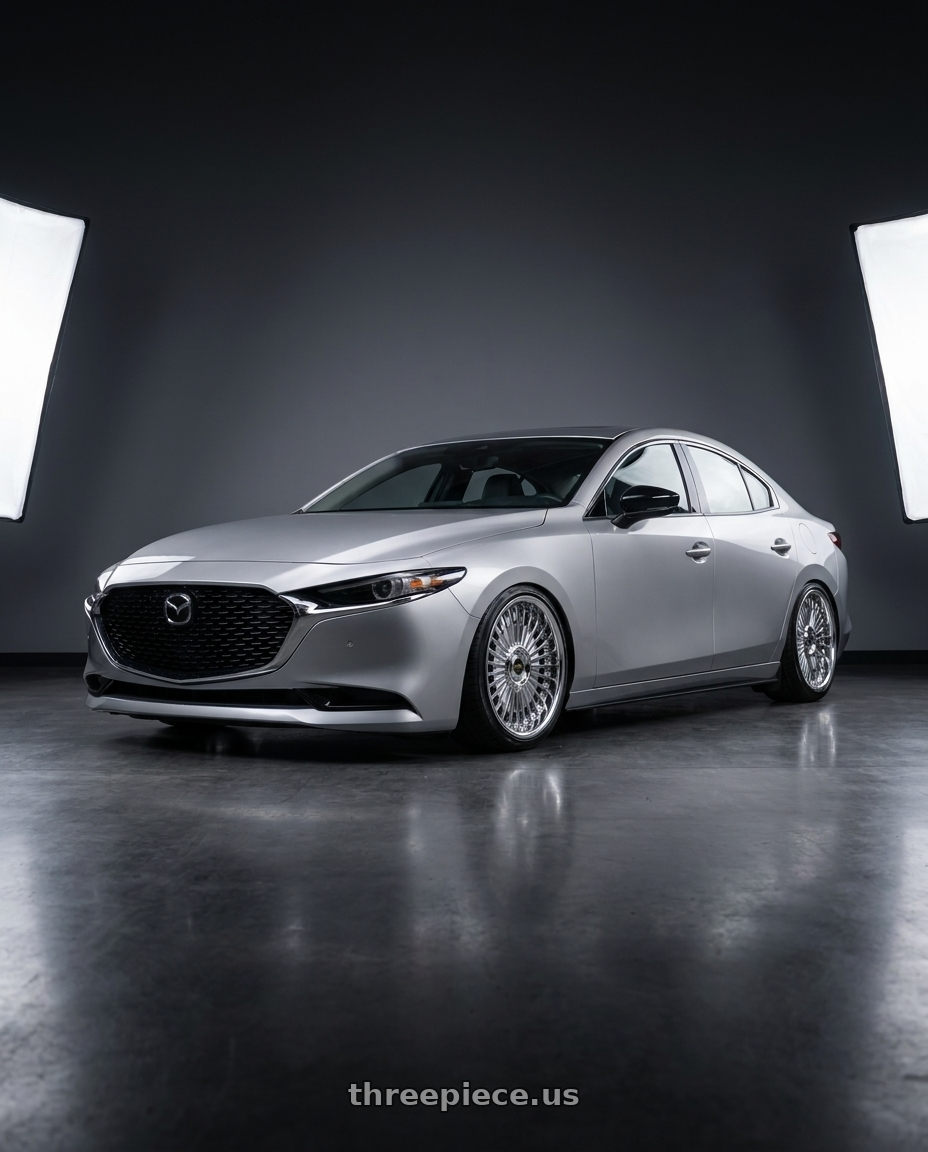 2022 mazda 3 turbo awd with Work Emitz wheels