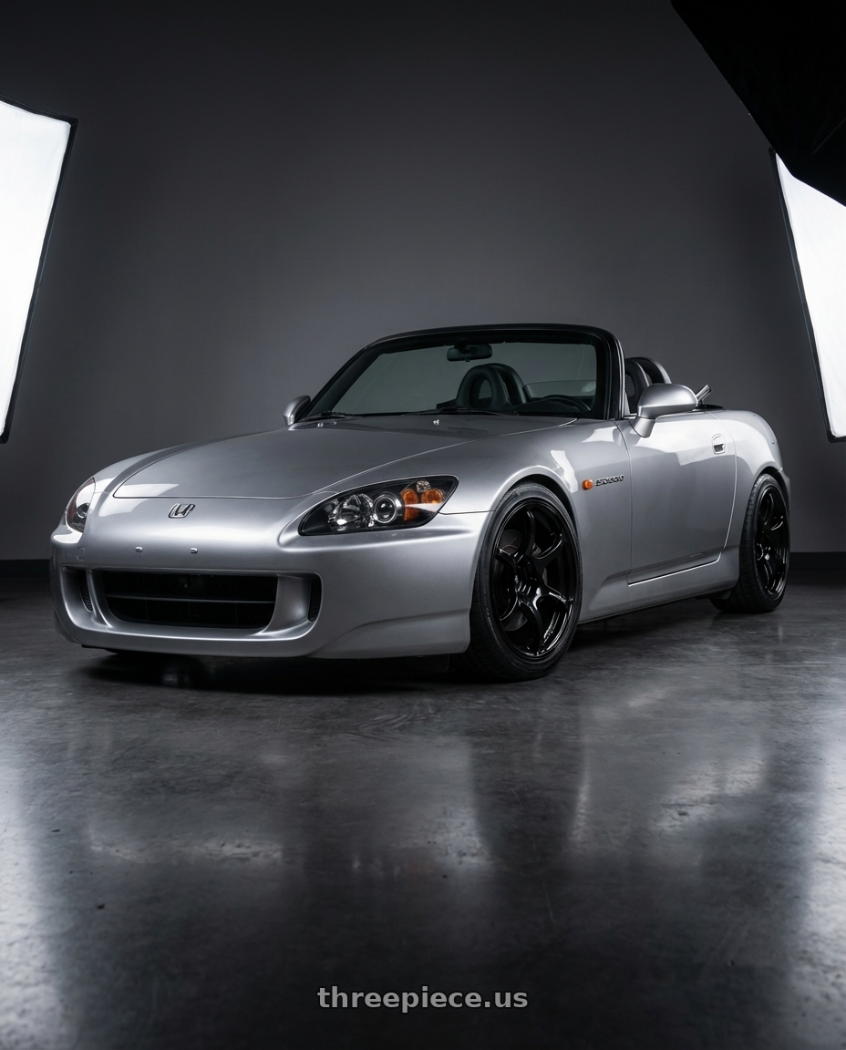 2009 Honda S2000 with Advan RGIII 5x114.3 17x9.0+45 Gloss Black wheels