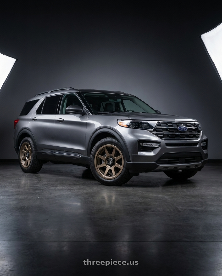 2025 ford explorer with Icon Alloys REBOUND PRO 6x139.7 17x8.5+0 BRONZE wheels
