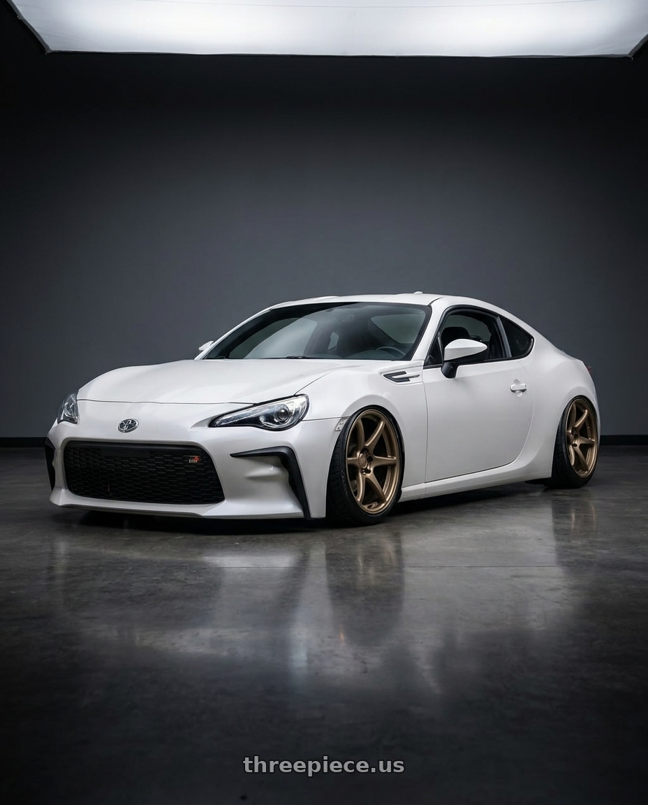2016 Scion FR-S with Kansei K11B Tandem 5X100 18x10.5 12 Bronze wheels