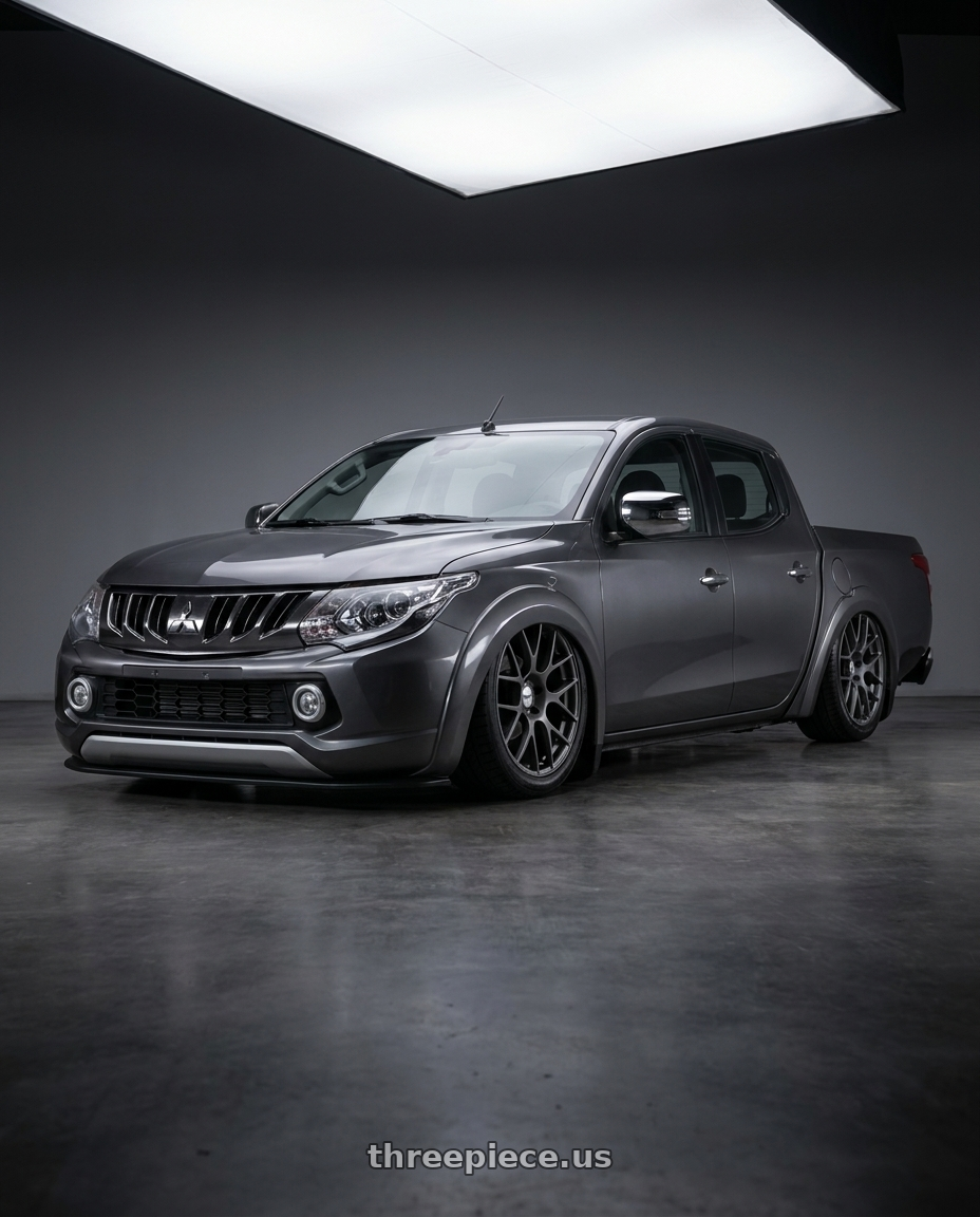 2014 mitsubishi l200 hpe chumbo with TSW NURBURGRING 5X114.3 17X7.5 +45 MATTE GUNMETAL wheels
