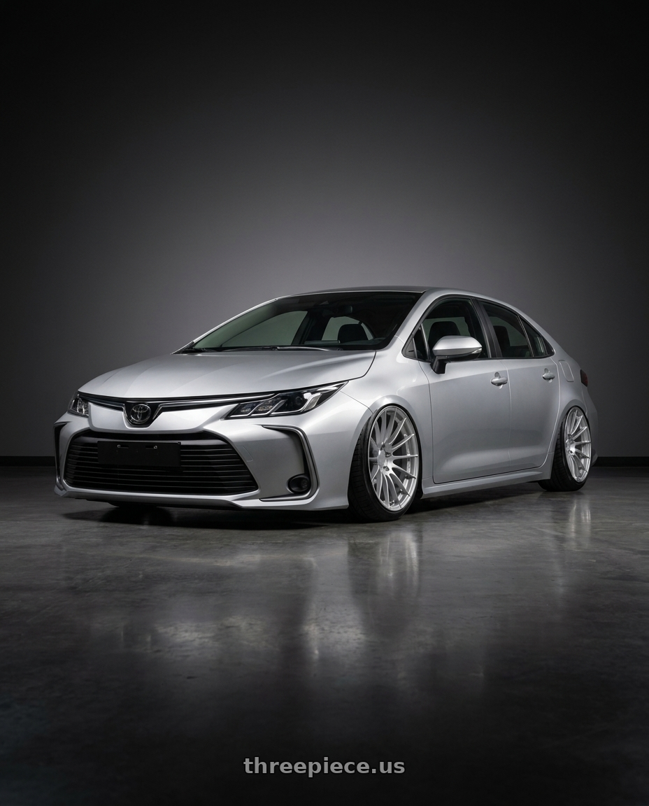 2024 Toyota corolla altis with Enkei RS05-RR 5x114.3 18x11+16 Sparkle Silver wheels