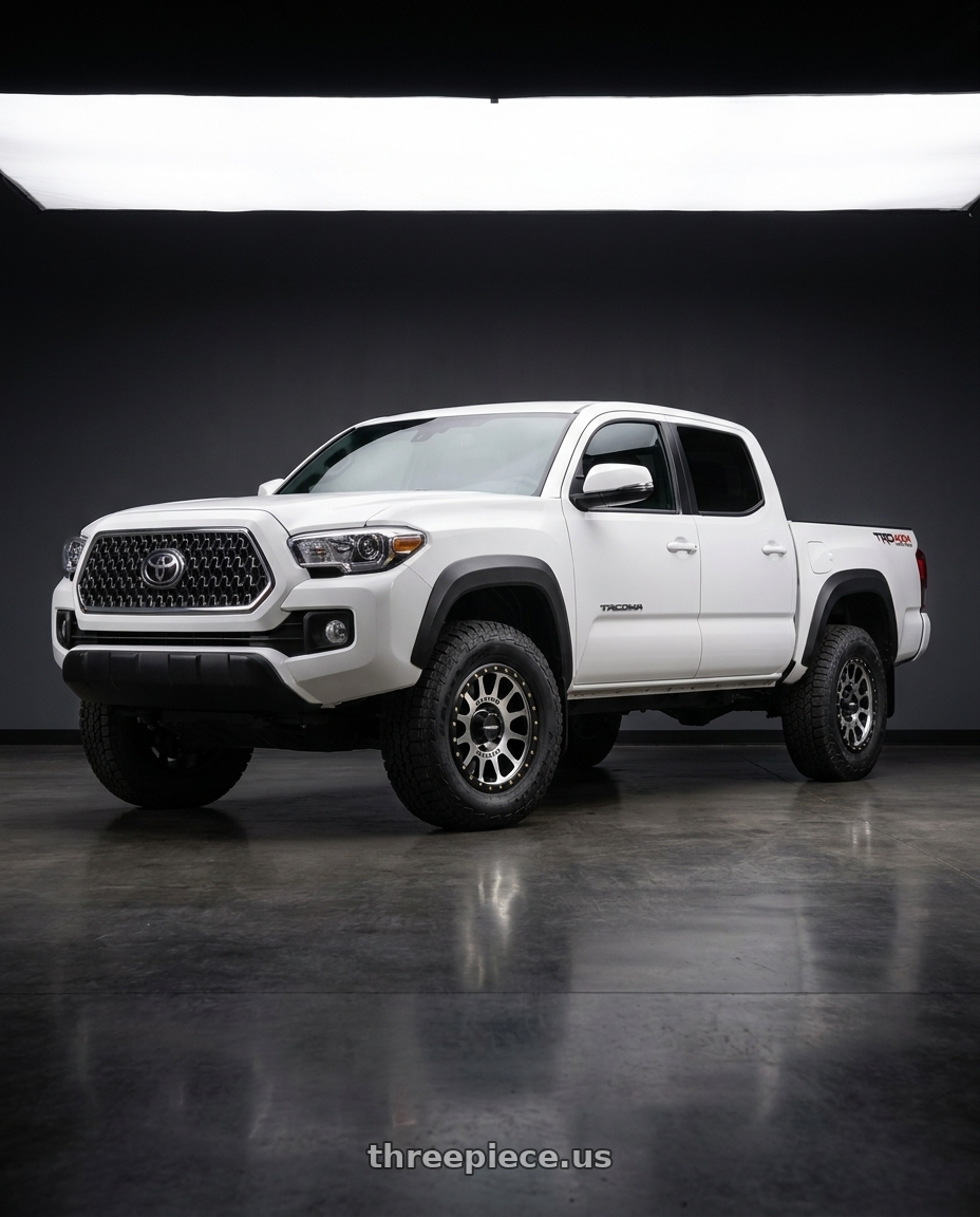 2018 Toyota Tacoma SR with Method Race Wheels 305MB NV 6x139.7 17x8.5 +0 MACHINED - MATTE BLACK LIP wheels