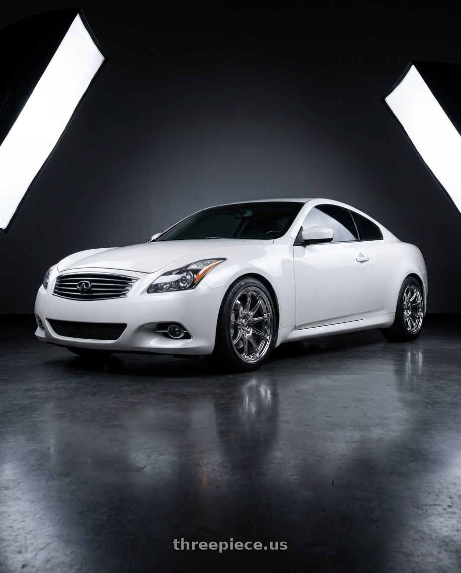 2013 G37 coupe journey  with KATANA RACING HR06 5x114.3 18x9.5 +38 Chrome wheels