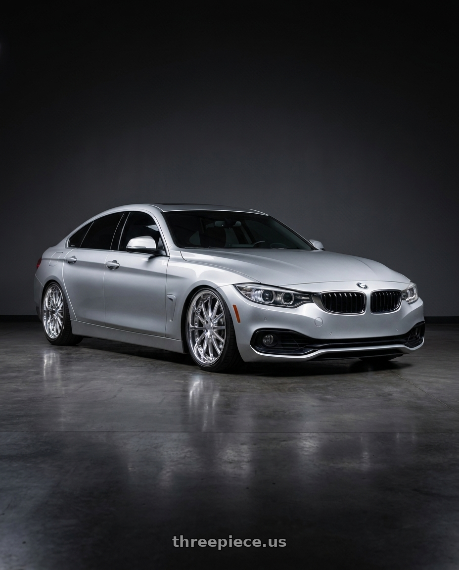 2018 bmw 430i with Coventry WHITLEY 5X108 19X9.5 +25 CHROME wheels