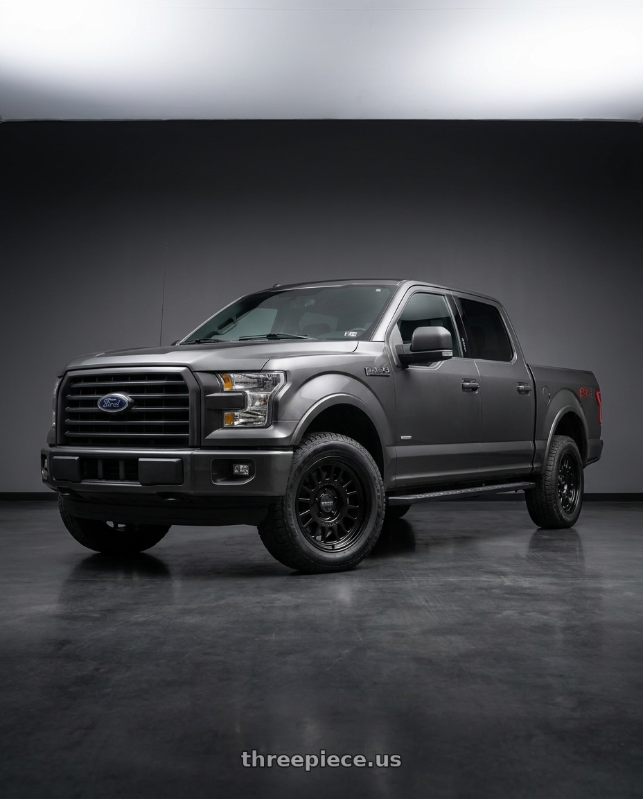 2015 Ford F-150 XL with Method Race Wheels 318B 6X135 17x8.5 +0 GLOSS BLACK wheels