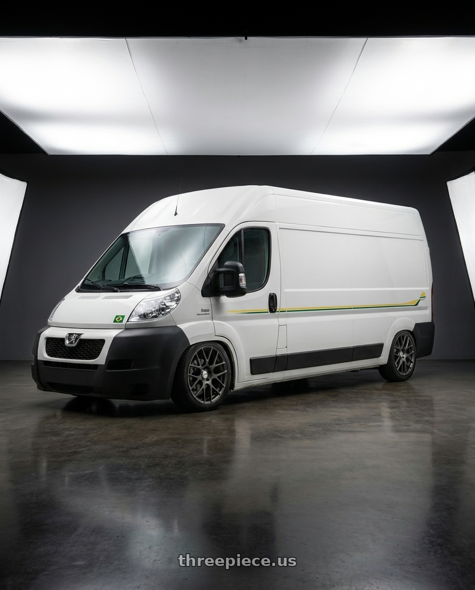 2013 Peugeot boxer 23 hdi brasileira adesivada with TSW NURBURGRING 5X114.3 17X7.5 +45 MATTE GUNMETAL wheels