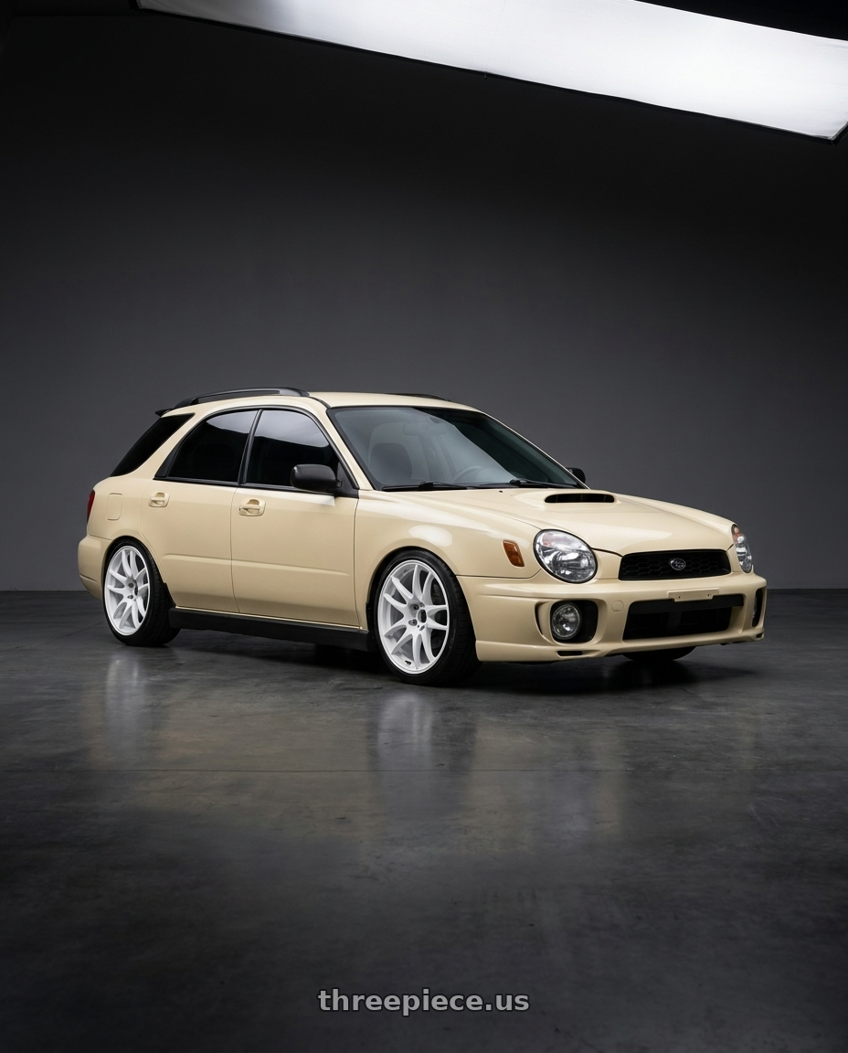 2002 Subaru wrx with Work Emotion CR Kiwami wheels