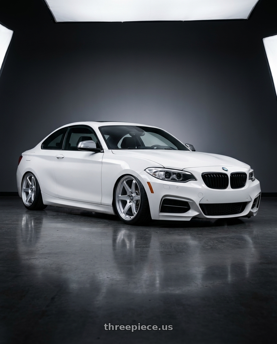 2018 BMW 2 Series F22 with ESR Wheels APEX SERIES AP6 5x120 19x8.5 +30 Hyper Silver wheels