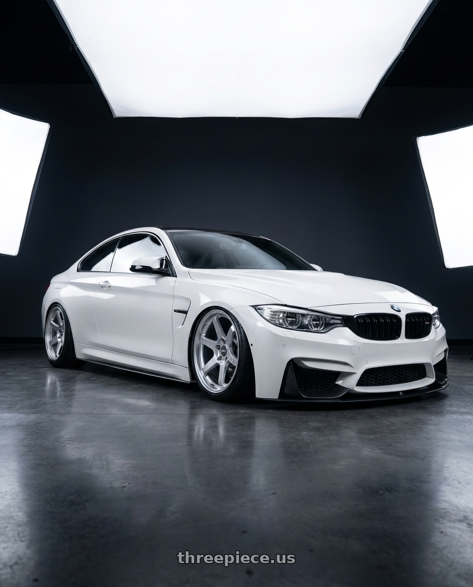 2018 BMW M4 F82 with ESR Wheels APEX SERIES AP6 5x120 19x8.5 +30 Hyper Silver wheels