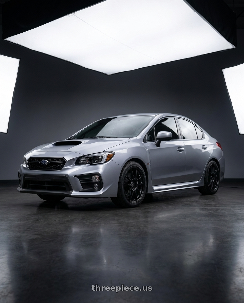 2018  SUBARU  WRX with Enkei PF01 5x114 18x8.5+35 Black wheels