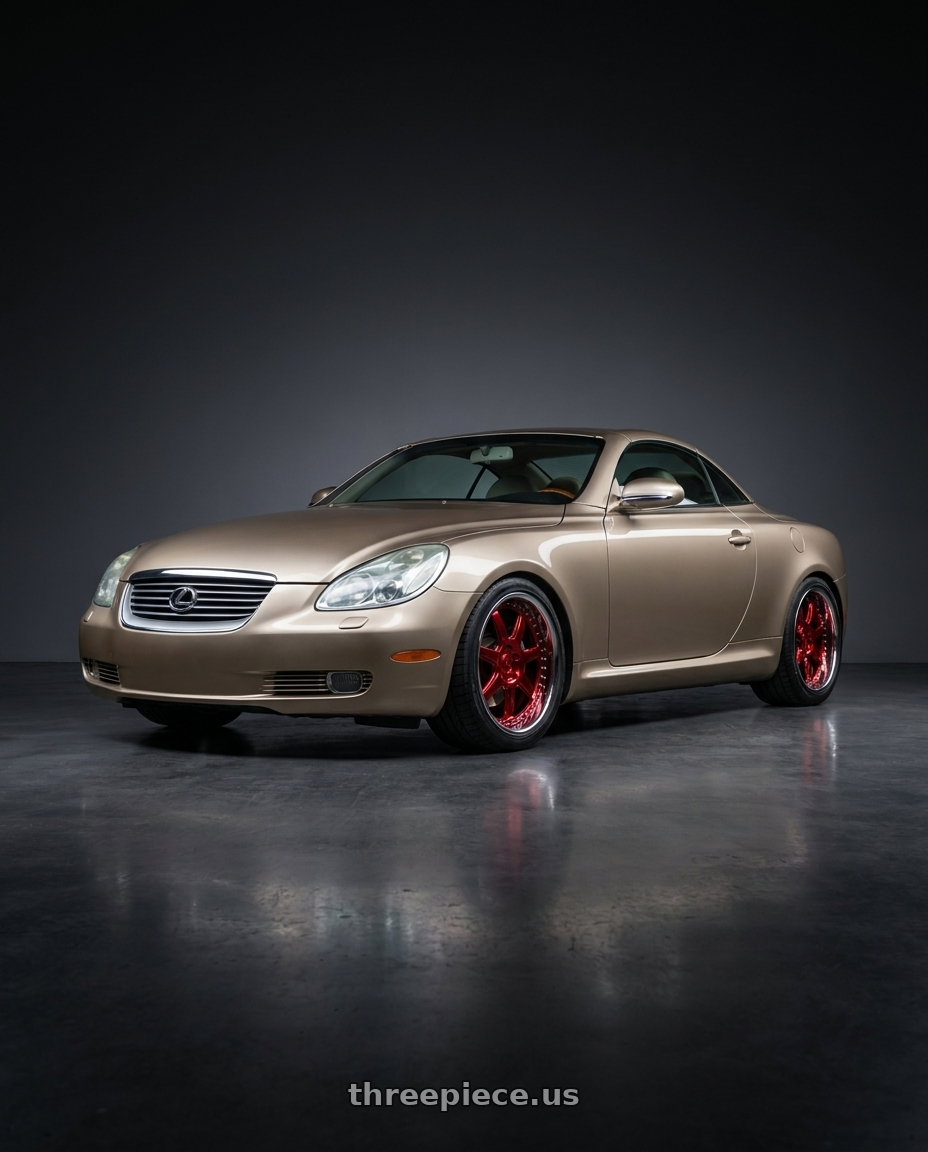 2002 Lexus SC430 Egyptian sand with Heritage Wheel MAZE wheels
