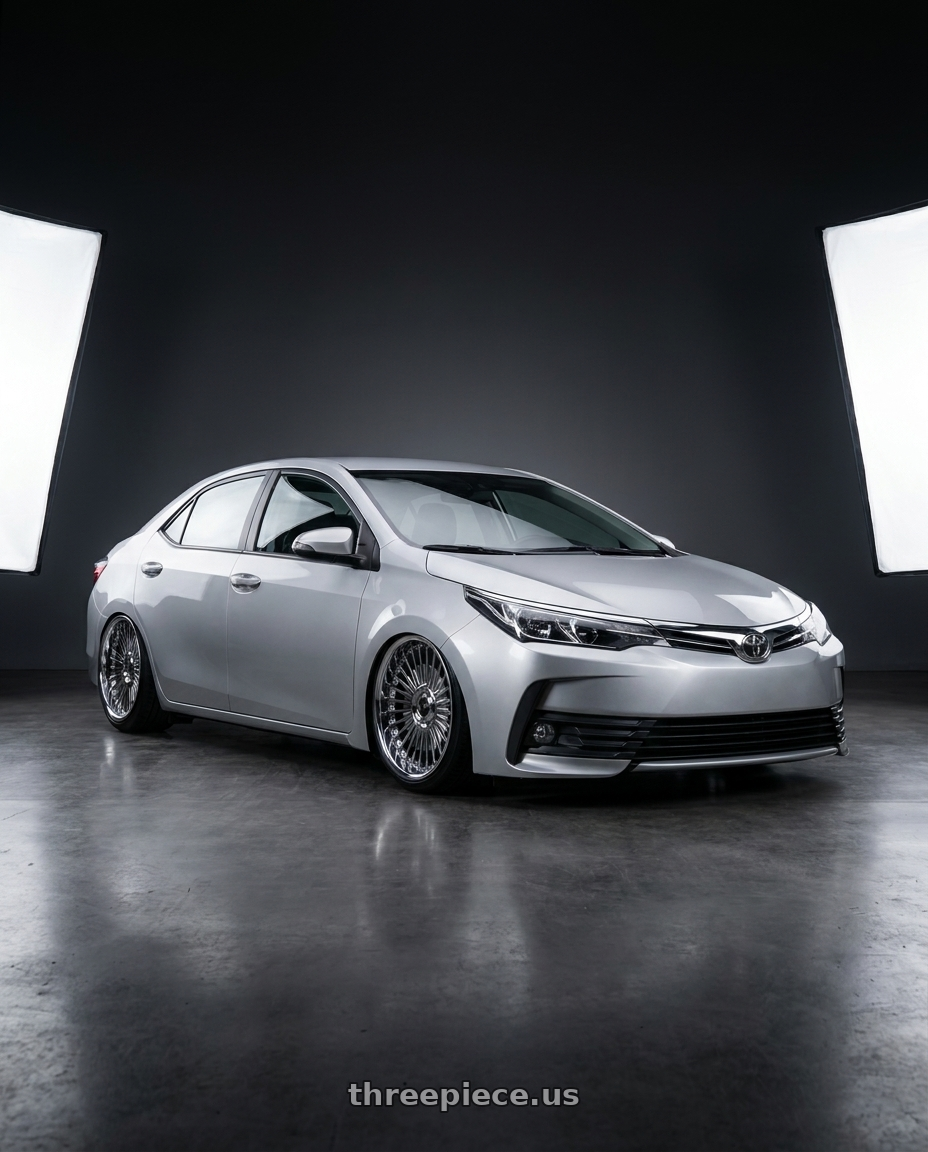 2019 Corolla altis with Work Emitz Black Polish 5x100 19x9.0 +22 wheels