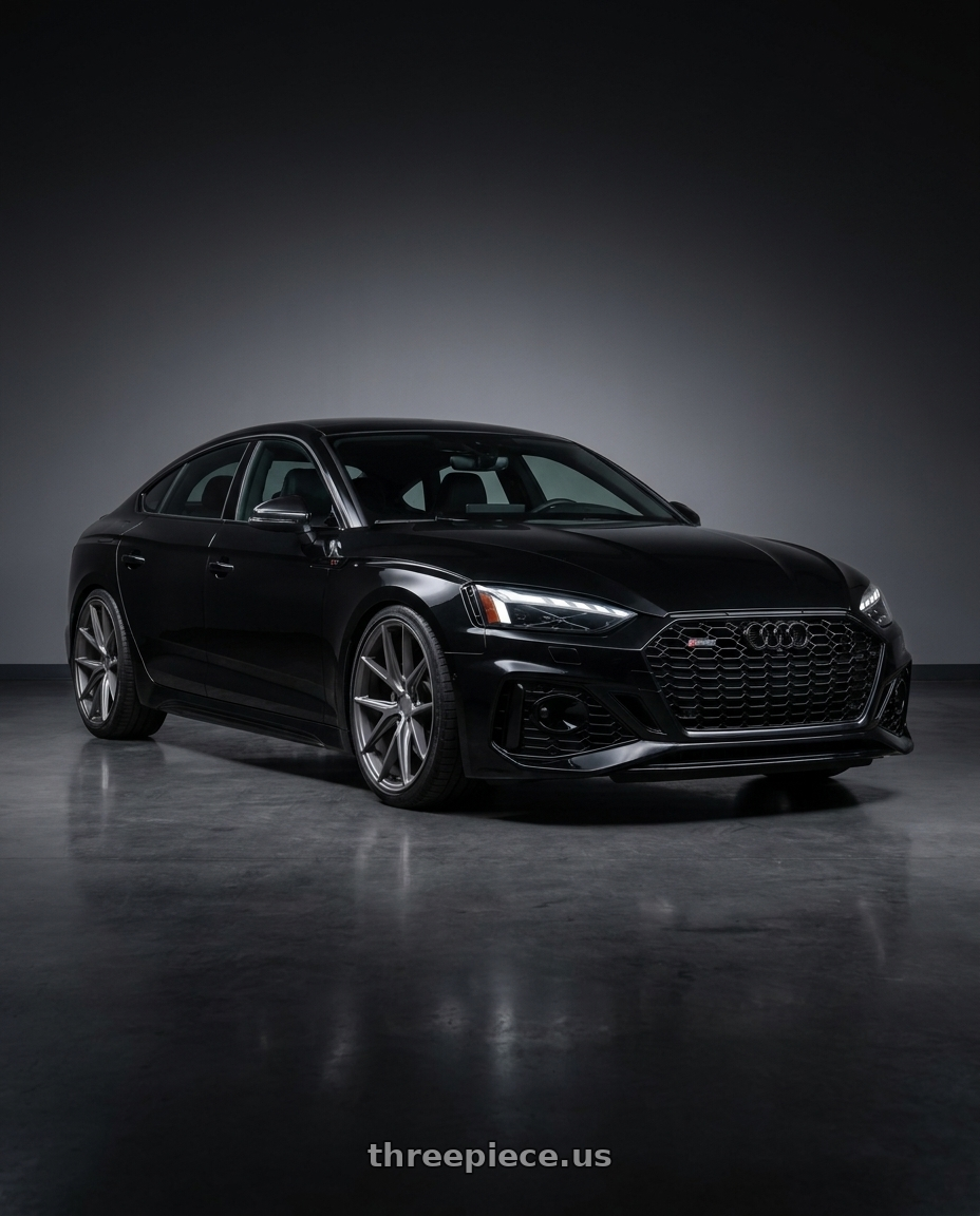 2022 Audi RS5 with Niche 1PC M116 MISANO 5X112 20X10.5 +20 MATTE GUN METAL wheels