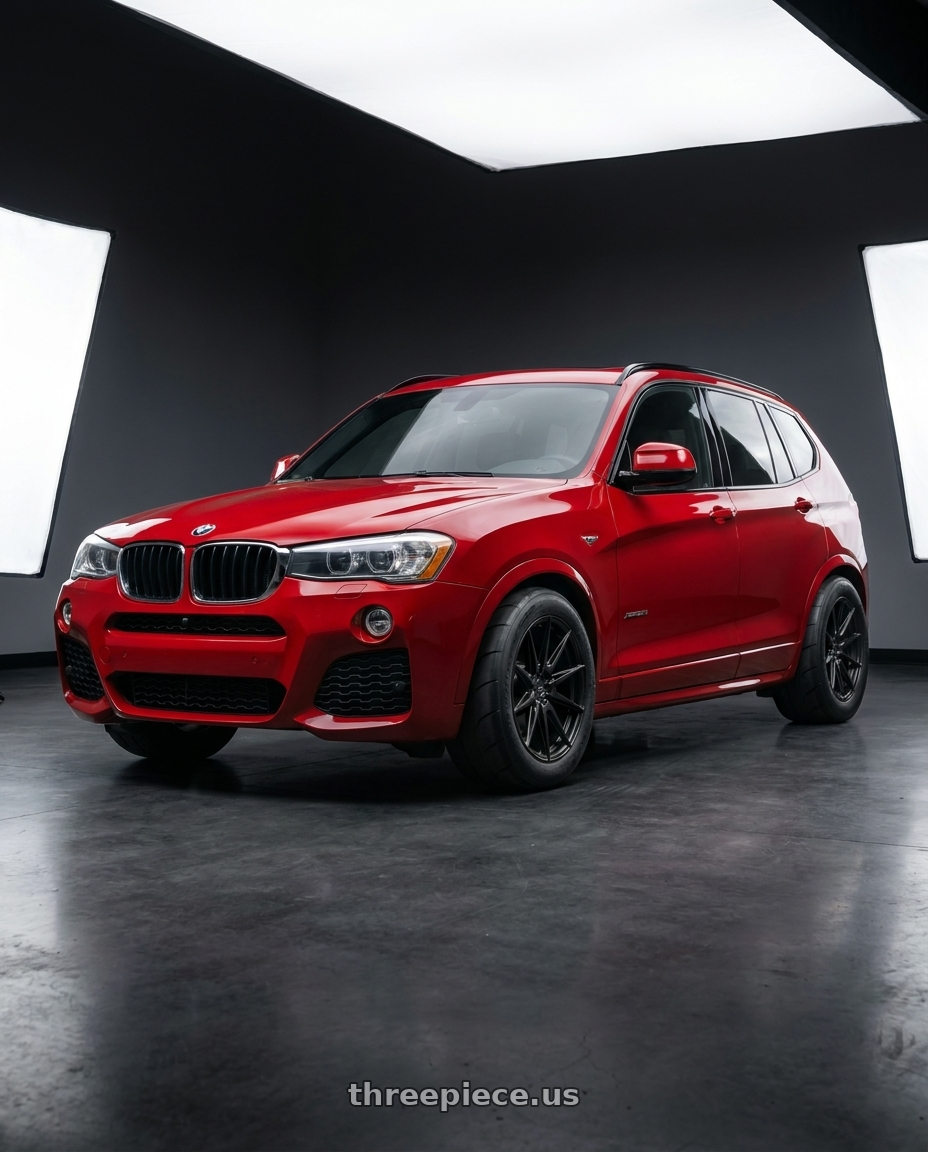 2017 x3 Msport with ADV.1 ADV5.0 5x120 20x9.5 +13 Satin Black wheels