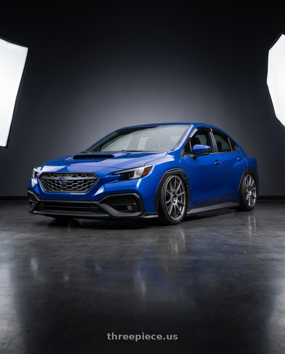 2024 Subaru WRX with Ssr Gtv04 5x114.3 19×8.5x8.5+38  METALLIC GRAY wheels