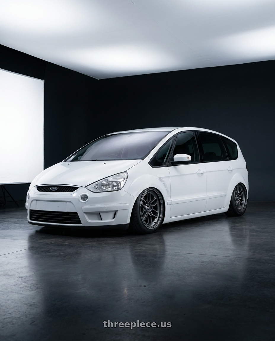 2011 Ford i max white with RTR 951SC EVO 6 F150 6X135 20x9 +0 Anthracite wheels