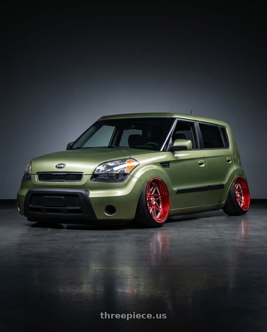 2010 Kia soul with Gear Forged GF761RT 8X170 22x12 -44 A262235 wheels